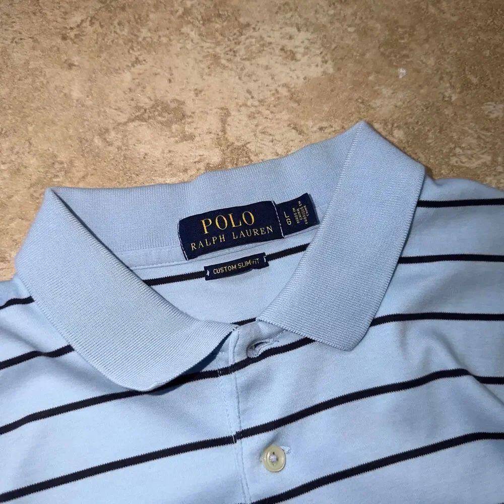 Polo by Ralph Lauren Custom Slim Fit Short Sleeve Polo Shirt - Size L
